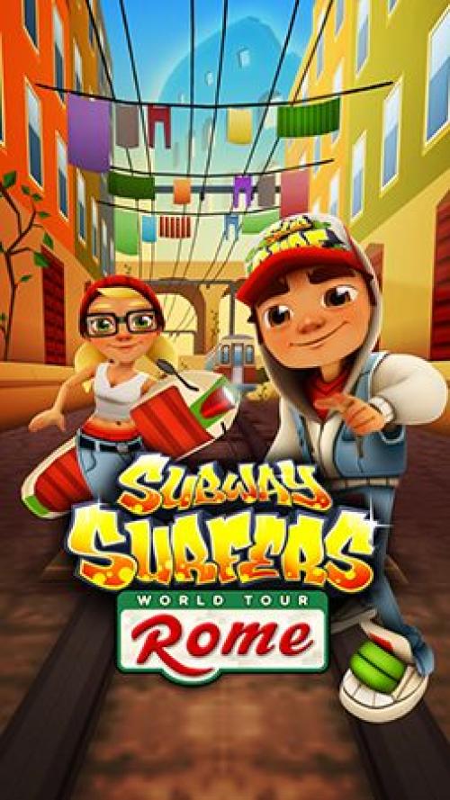  :    (Subway surfers: World tour Rome)