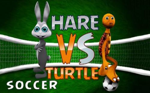   :  (Hare vs turtle soccer)