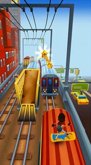  :   - (Subway surfers: World tour New York)